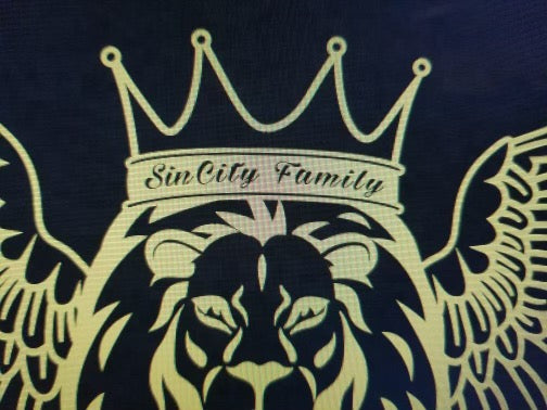 Black and Gold SCF Lion Tee