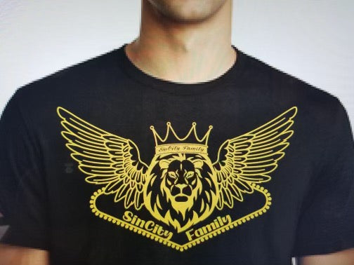 Black and Gold SCF Lion Tee